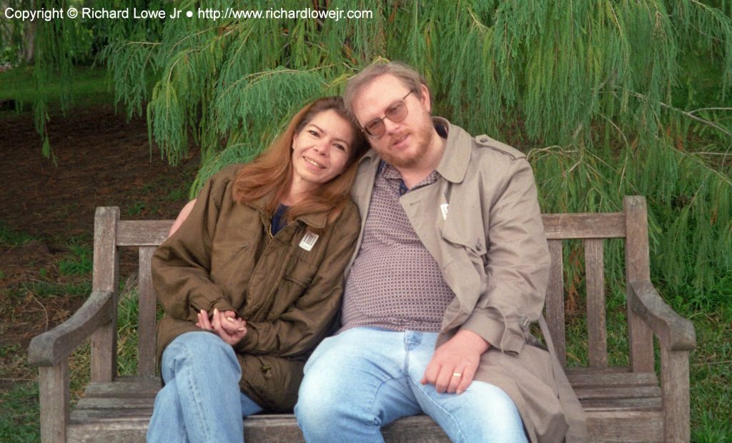 Claudia and me at Huntington Library, California
