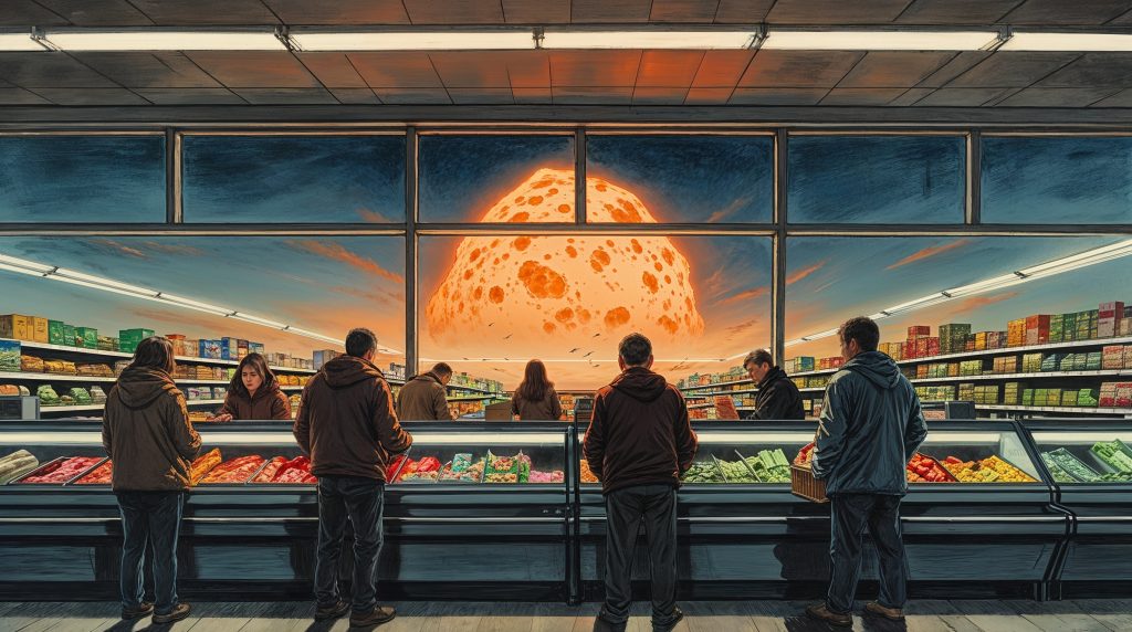 Checkout Line at the End of the World