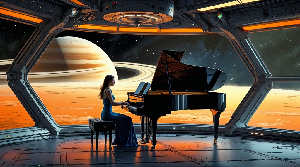 The Pianist of Titan | A Science Fiction Short Story Cover