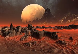 Weekly newsletter science fiction background